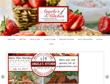 Tablet Screenshot of angelaskitchen.com